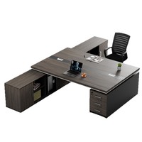 Ensemble de bureaux Yazhi pour deux personnes, postes de travail double face pour employés, bureau de direction personnalisé