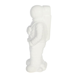 Statuetta di Astronauta in Ceramica, Scultura Cosmica Contemporanea per Arredamento Casa e Ufficio - Product Image 4