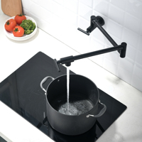 Robinet de remplissage de pot à poignée unique moderne avec noyau de valve en céramique solide