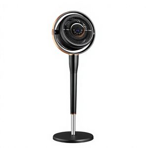 180 °   Ventilateur de circulation d'air à inclinaison verticale, hauteur réglable 60 °   Ventilateur sur pied oscillant avec télécommande, minuterie 24h, CE RoHS - Product Image 1