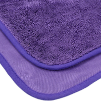 Serviette de séchage en microfibre torsadée simple face 70*90cm, 650gsm, douce, pour le detailing automobile