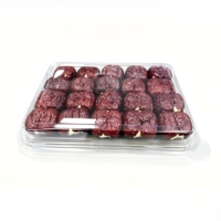 Emballages personnalisés, sûrs, jetables, recyclables, transparents, en plastique PET, pour biscuits, gâteaux, pain, pâtisseries, noix, emballages alimentaires avec couvercles
