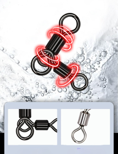 Accessoires <span class=keywords><strong>de</strong></span> pêche américains <span class=keywords><strong>de</strong></span> haute qualité en acier inoxydable, éco-responsables, étanches, à 3 voies, pour la pêche au bar C - Product Image 3