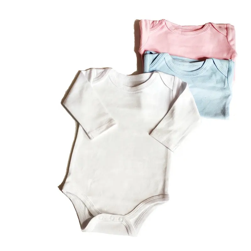 Kinderen Eendelig Biologisch Katoenen Kleding Zomer Pasgeboren Baby Jumpsuits Met Lange Mouwen