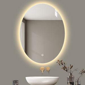 Espejo de Pared Ovalado Grande con Retroiluminación LED, Mueble con Luz LED para Baño, Espejo de Maquillaje - Product Image 3