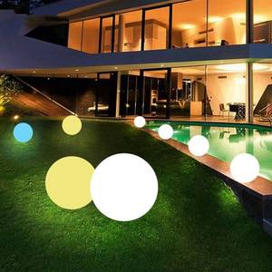 Esfera de bola LED de plástico gigante resistente al agua con energía Solar para exteriores, luz que fluye colorida para Parque de jardín para Navidad y Pascua - Product Image 3