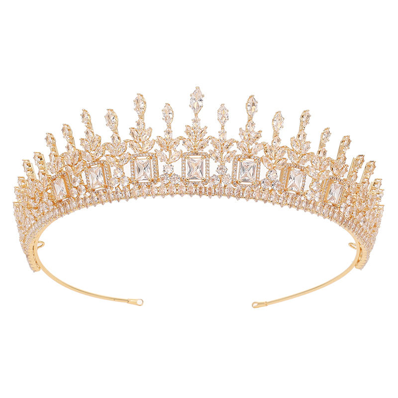 Diadème Princesse Mariage Lot De 6 Couronnes Bandeaux Strass Argent - 12,5x14,5 Cm - Pour Princesse Et Soirée Couronne Princesse