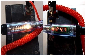 Probador de circuito Digital LCD automotriz de 6-24V, pantalla LED de voltaje Digital, probador de luz de bajo voltaje para coche y camión con sonda de acero inoxidable - Product Image 6