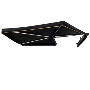 Retráctil camper van 4x4 Sunproof de techo de coche <span class=keywords><strong>fiamma</strong></span> de 270 grados del lado del coche <span class=keywords><strong>toldo</strong></span> tienda con paneles de luz LED - Product Image 6