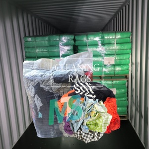 Trapos de algodón industriales de alta absorción de agua y aceite, 20kg, 25kg, trapos de limpieza RAG, trapos mixtos de colores de 10kg - Product Image 1