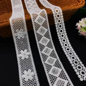 Alta Qualidade Fitas Decorativas Bordados Flor Mão Bordada Diy Material Lantejoula Lace Tecidos Para Roupas