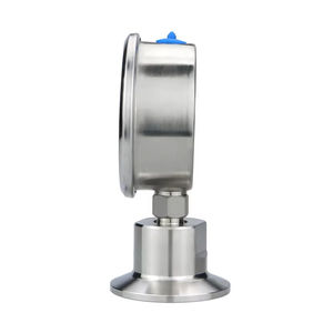 เครื่องวัดความดันไดอะแฟรมสแตนเลสความแม่นยำสูงมาตรวัดความดันบรรจุกลีเซอรีนไตรแคลมป์ - Product Image 2