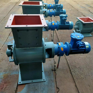 Vanne rotative de pipeline DN200 en acier inoxydable pour décharge de poudre et granulés, raccord à bride, vanne d'arrêt à température normale - Product Image 2
