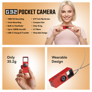 Cámara Infantil, la Mejor Opción, Grabadora Digital Portátil, Cámara de Bolsillo, Selfie, Video, Foto, Juguete de Viaje <span class=keywords><strong>para</strong></span> Niños y Niñas, Mini Cámara - Product Image 5