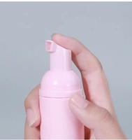 30ml 50ml 100ml pompe à mousse blanche rose vide mousse mousse nettoyant bouteille de mousse PET voyage cils shampooing bouteille en plastique