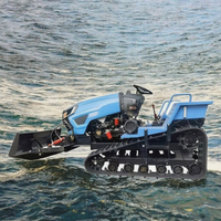 Tracteur à chenilles pour rizières 25-140HP 80HP100HP chargeuse à godet amphibie à chenilles Benne basculante labour noyau de pompe de tonte