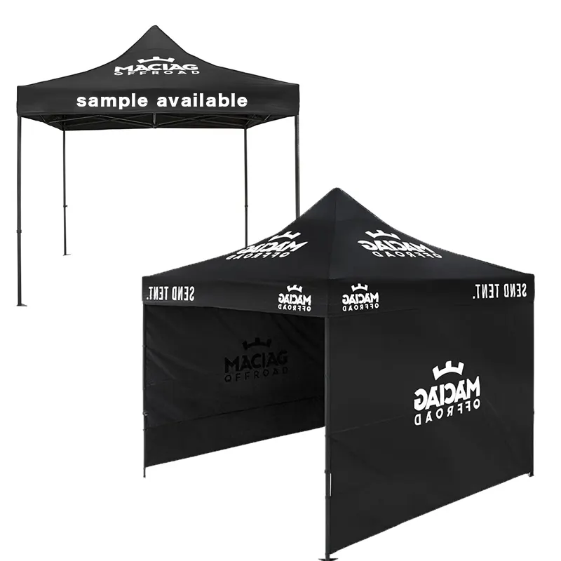 خيمة عرض تجاري محمولة مقاس 10×10 أقدام 3×3 مصنوعة من الألومنيوم الصلب قابلة للطي للنزهات في الهواء الطلق خيمة معرض إعلانات
