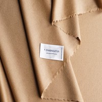HARCHOY 100% Super 100 Manteau en laine MILLED MIRACLE Suede Miracle 470 Grammes Costume/Veste en tricot biologique avec finition courte et lisse