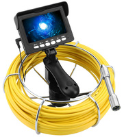 Produit neuf directement de l'usine, caméra d'inspection des égouts industrielle portable avec écran de 4,3 pouces, caméra 1080p, endoscope de canalisation avec DVR