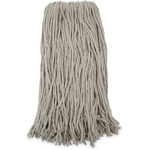 Têtes de balai en coton coupé de qualité supérieure, blanches, 20 oz, pour usage domestique (12 par carton) - Product Image 4