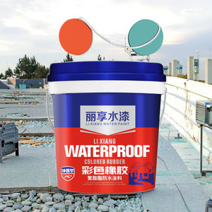 طلاء عالي الجودة من البولي يوريثان ذو قاعدة مائية من المطاط المقاوم للماء لأسقف المباني سهل الاستخدام مع فرشاة - Product Image 2