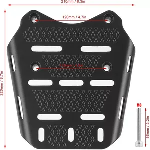 YD-13001 รถจักรยานยนต์ด้านหลังชั้นวางสัมภาระสําหรับ Honda <span class=keywords><strong>PCX150</strong></span> PCX160 - Product Image 4