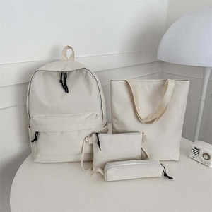 Unisex Biểu Tượng Tùy Chỉnh Trường Ba Lô Thiết Lập 2025 Đồng Bằng Giá Rẻ Dây Kéo Tote Bút Túi Thời Trang Cho Nam Giới Phụ Nữ Mỹ Phẩm Trang Điểm Thiết Yếu - Product Image 1