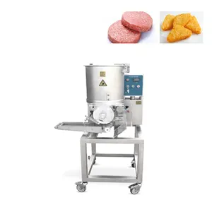 Yüksek verimli ticari et pasta yapma makinesi Hamburger Patty şekillendirme makinesi