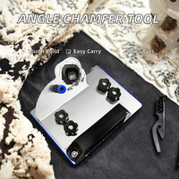 Support de chanfreinage pour meuleuse d'angle, type 100, perceuse 45 degrés, portable, alimenté par batterie, 240V, outil de chanfreinage et de carrelage