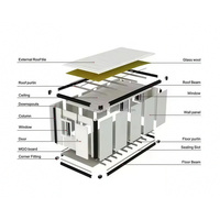 Maison conteneur pliable et démontable de 10, 20 et 40 pieds, respirante, pour jardins, chambres et espaces de vie, livrée en kit