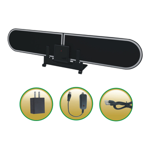 מכירות מפעל בסין UHD-3901A <span class=keywords><strong>DVB</strong></span>-T / ISDB-T/ATSC טלוויזיה אקטיבית מקורה דיגיטלית מקורה ABS F זכר (ניתן להתאמה אישית) - Product Image 5