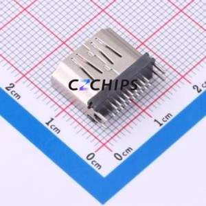 HDMI-GD-136PWB HDMI Connector SMD Connector ( Connector Type: HDMI-A )( Gender: Female )( Total Number of PINs: 19P ) - Product Image 2