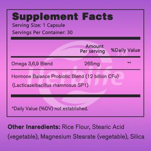 Vente chaude OEM - Personnalisable - Probiotique pour l'équilibre hormonal des femmes, soutient la santé intestinale, la peau et l'immunité |   Approvisionnement de 30 jours - Product Image 3