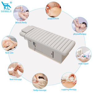 Lit de beauté électrique inclinable SONKLY pour salon de beauté, lit de massage, mobilier de <span class=keywords><strong>spa</strong></span> pour hôtel - Product Image 5