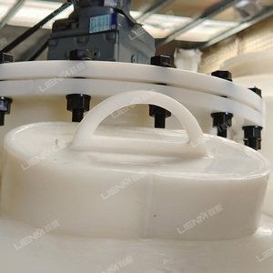 Cuve <span class=keywords><strong>de</strong></span> mélange anti-corrosion à prix d'usine, équipement <span class=keywords><strong>de</strong></span> mélange en plastique HDPE avec agitateur SUS304 pour le traitement chimique - Product Image 5