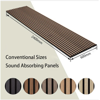 Panneaux acoustiques modernes en bois pour usage commercial, avec une réduction sonore élevée, pour bureaux, studios, salles de classe, entrepôts, gymnases et hôtels