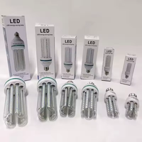 Ampoules LED à prix de gros, ampoules LED à maïs, AC220V 110V E14 E27 B22 12w 2U 3U 4U, ampoule à économie d'énergie E27, ampoules LED pour la maison