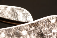 Lustre minimaliste YH en laiton antique et bronze, avec cristaux artistiques, longue suspension LED pour îlot de cuisine, bar, salle à manger, plafond haut