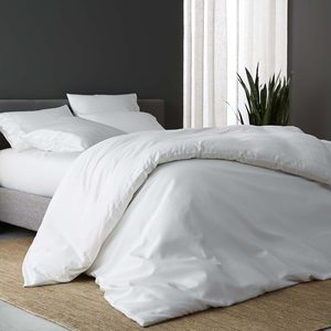 Parures de couette de luxe pour hôtel, couleurs douces blanches et grises, ensembles de housses de couette personnalisées pour hôtel, ensembles de draps de lit pour hôtel - Product Image 4