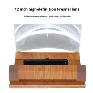 Pembesar layar ponsel PMMA 3D 3-5X, pembesar layar ponsel Ultra HD pelindung mata anti-miopia dapat dilipat ringan 12 inci - Product Image 2