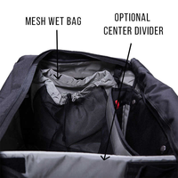 Sac de transport pour équipement de hockey sur glace pour hommes, style hip-hop, avec fermeture éclair, en polyester durable, design respirant, haute qualité