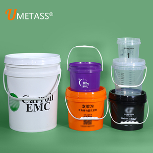 Seau en <span class=keywords><strong>plastique</strong></span> PP de 5 gallons, résistant <span class=keywords><strong>à</strong></span> la chaleur, réutilisable, avec couvercles, vente en gros, fabricant - Product Image 2
