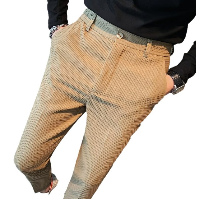 2026 Summer New Casual Fashion Trendy Solid Color Men's Pants