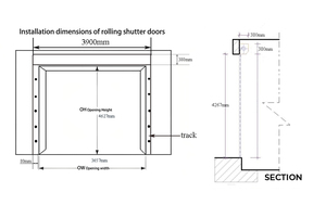 Su misura antifurto industriale automatico alluminio acciaio zincato porta avvolgibile moderno avvolgibile interno tapparella - Product Image 6