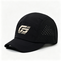 Gorra de béisbol tipo trucker de malla deportiva con letras bordadas con hilo luminoso, ajustable frontalmente con cierre snapback, para equipos de running y fitness