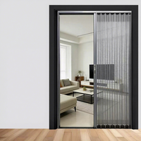 Porte pliante anti-insectes très vendue pour l'intérieur, respirante, gain de place, facile à nettoyer
