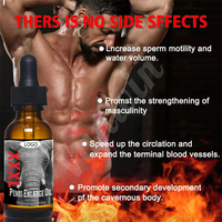 Huile naturelle pour homme XXL, huile d'amélioration masculine, huile pour agrandir le pénis, plus fort, plus épais, huile essentielle végétale