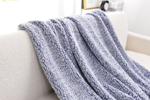 <strong>Throws</strong> <strong>Sofa</strong> Custom Fleece Wholesale High Quality Super Soft Dyed Printed Sherpa <strong>Blanket</strong> for Home - Product Image 3