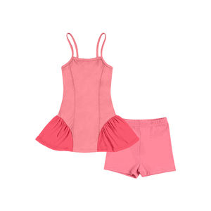 Ropa Deportiva Infantil Personalizada, Diseño de Tul con Estampado de Tenis, Vestido para Niñas con Pantalones Cortos de Seguridad, Secado Rápido, Spandex/Poliéster 220g, Yoga - Product Image 3