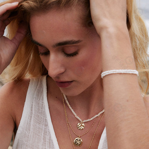 Collana pendente in argento 925 placcato oro - Product Image 6